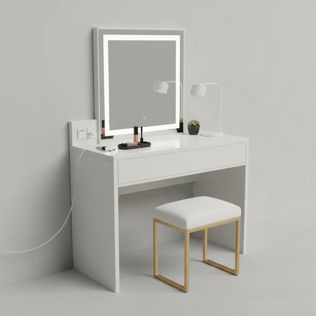 Vanity Table With Charging Station: A Must-Have for Modern Beauty?